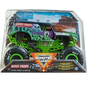 New 2022 Spin Master Monster Jam Grave Digger 1:24 Monster Truck Toy